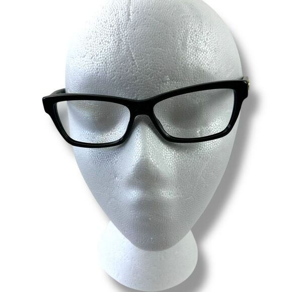 Gucci Women's Eyeglasses Style 3562 Rectangular Frame Black Secretary Academia - Picture 2 of 8